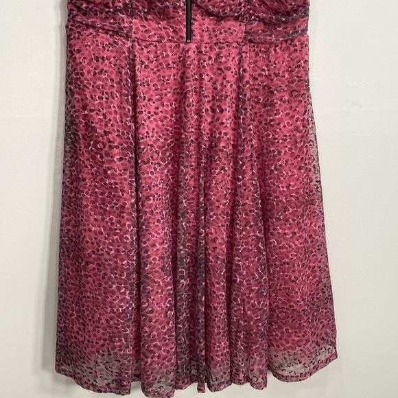 Elegant Pink Strapless Dress - Picture 8 of 16